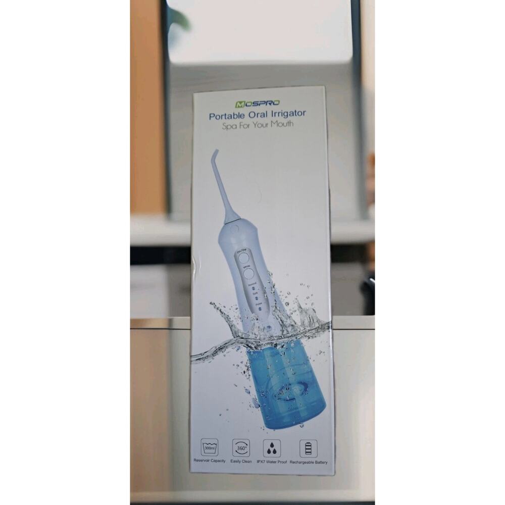 Water Flosser Professional Cordless Dental Oral Irrigator, Portable and Recharge